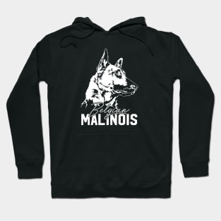 Belgian Malinois dog portrait Hoodie